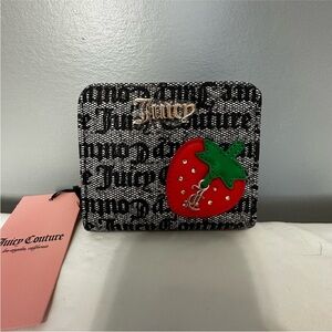 NWT Juicy Couture FRESHLY PICKED Wallet with Strawberry Accent